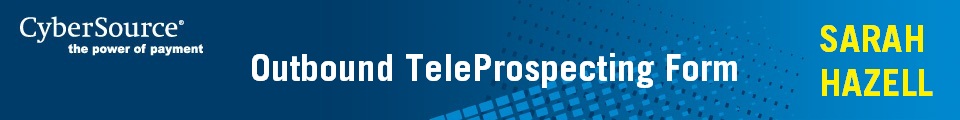 UK Outbound Telesales Form Header Sarah Hazell
